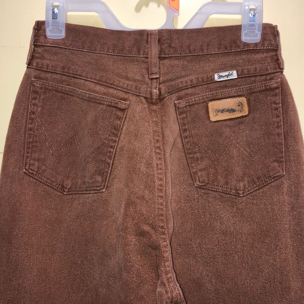 Brown vintage wranglers